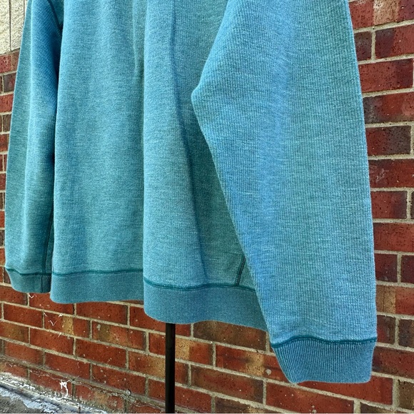 Tommy Bahama Reversible 1/4 Zip Sweatshirt Resort Vacation Lounge Beach Casual - Picture 8 of 16